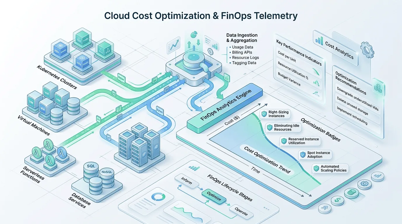 Cloud cost optimization illustration