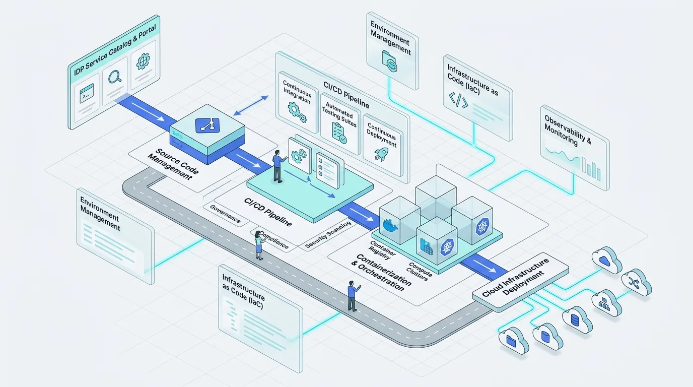 Platform engineering illustration