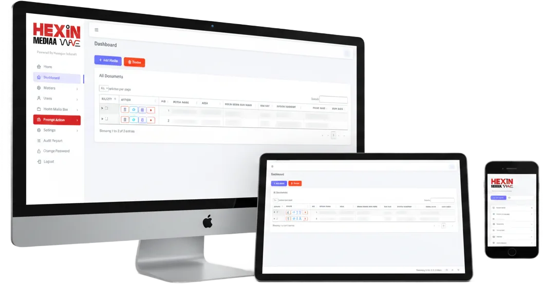 digital media distribution platform dashboard preview
