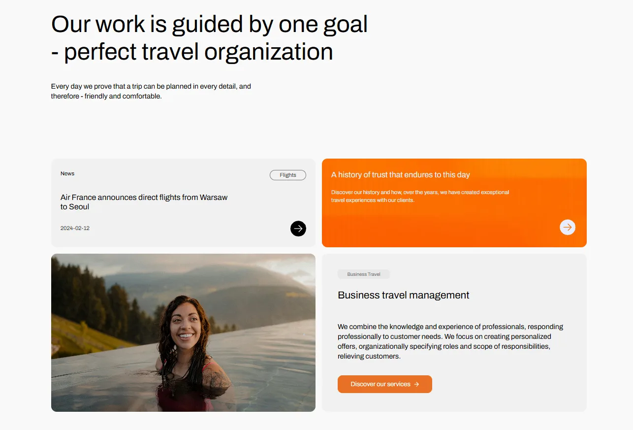 Travel Management Platform Interface