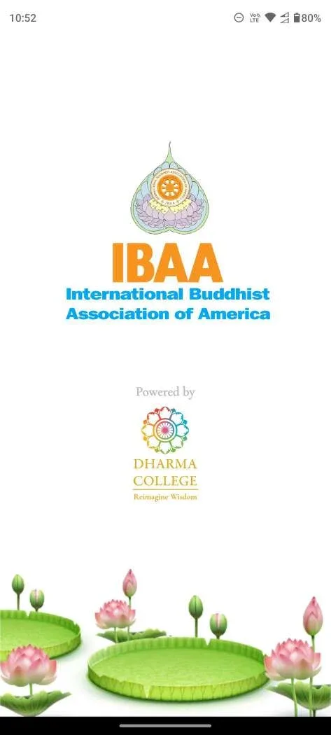IBAA & Dharma College Splash Screen & Spiritual Identity
