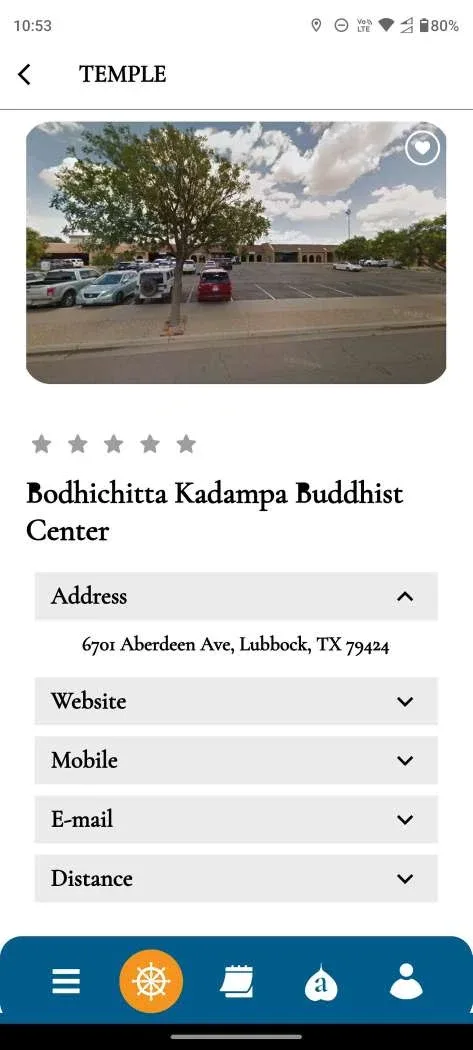 Temple Detail Profile with Geolocation, Address & Contact Details