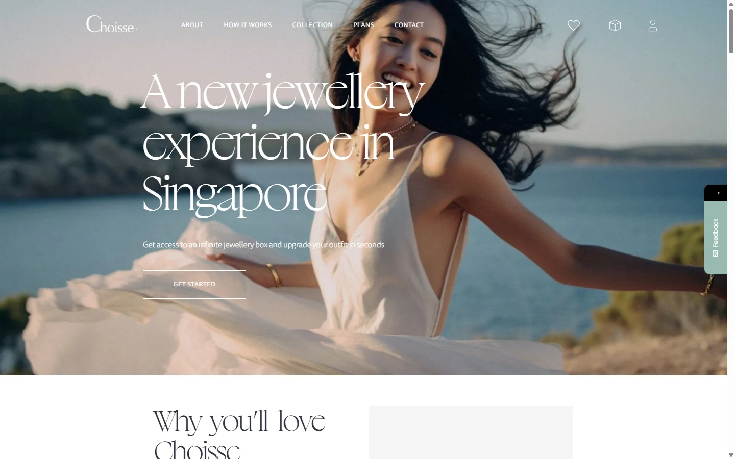 Choisse Singapore Luxury Jewellery Interface