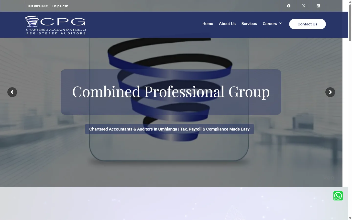 CPG Chartered Accountants — Corporate Advisory Website