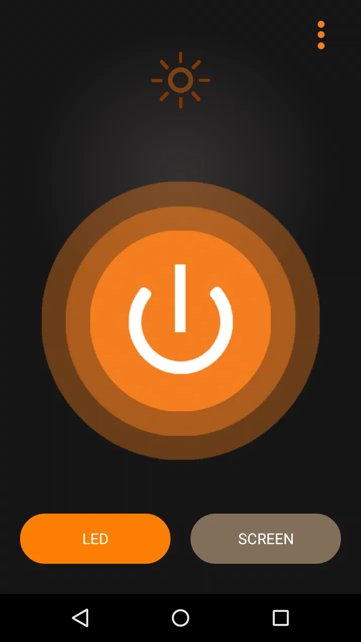HI-Torch Primary Interface with LED & Screen Mode Toggles