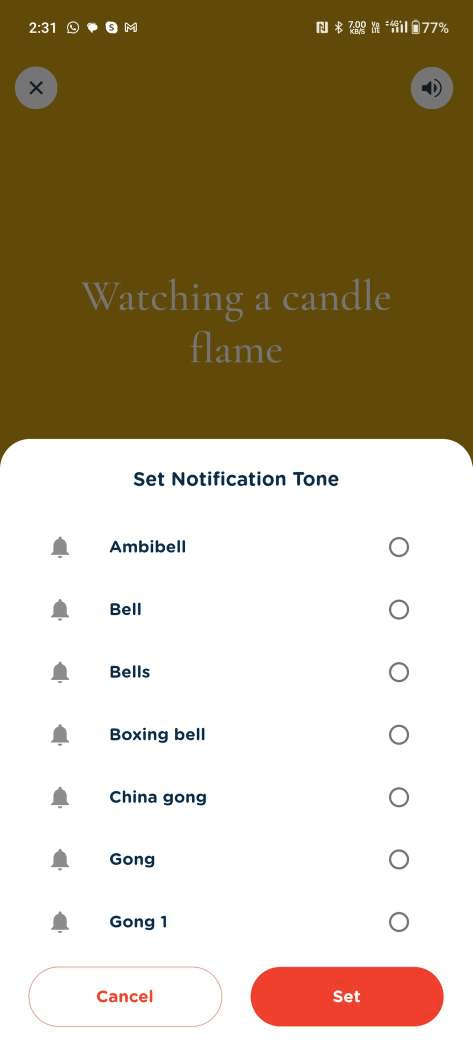 Notification Tone Selector