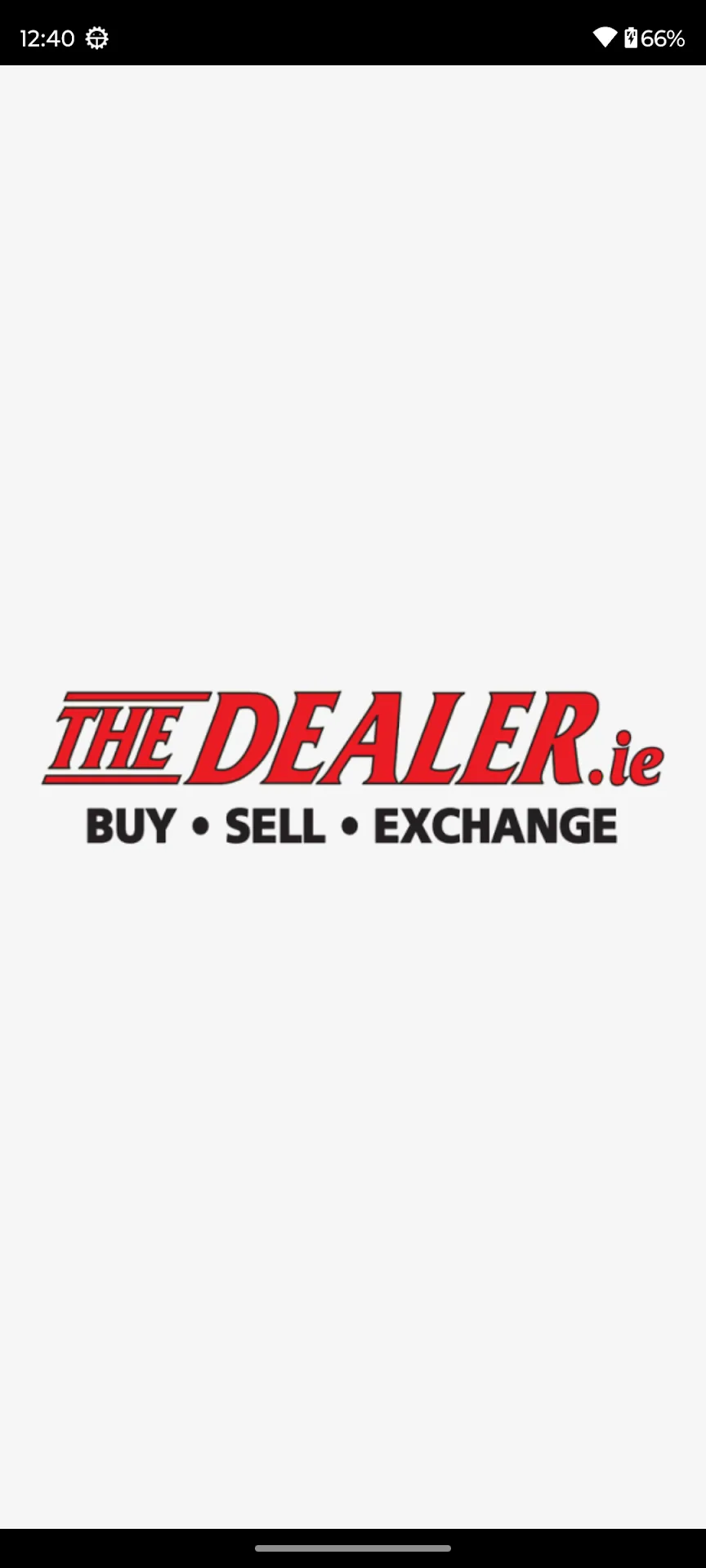 The Dealer Mobile App Splash & Branding Screen