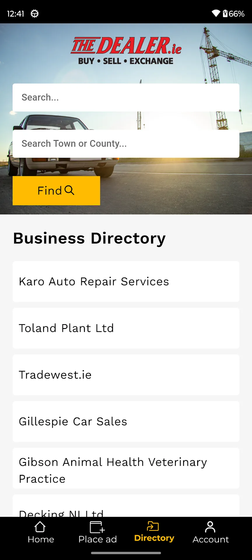 Commercial Business Directory & County-Level Search