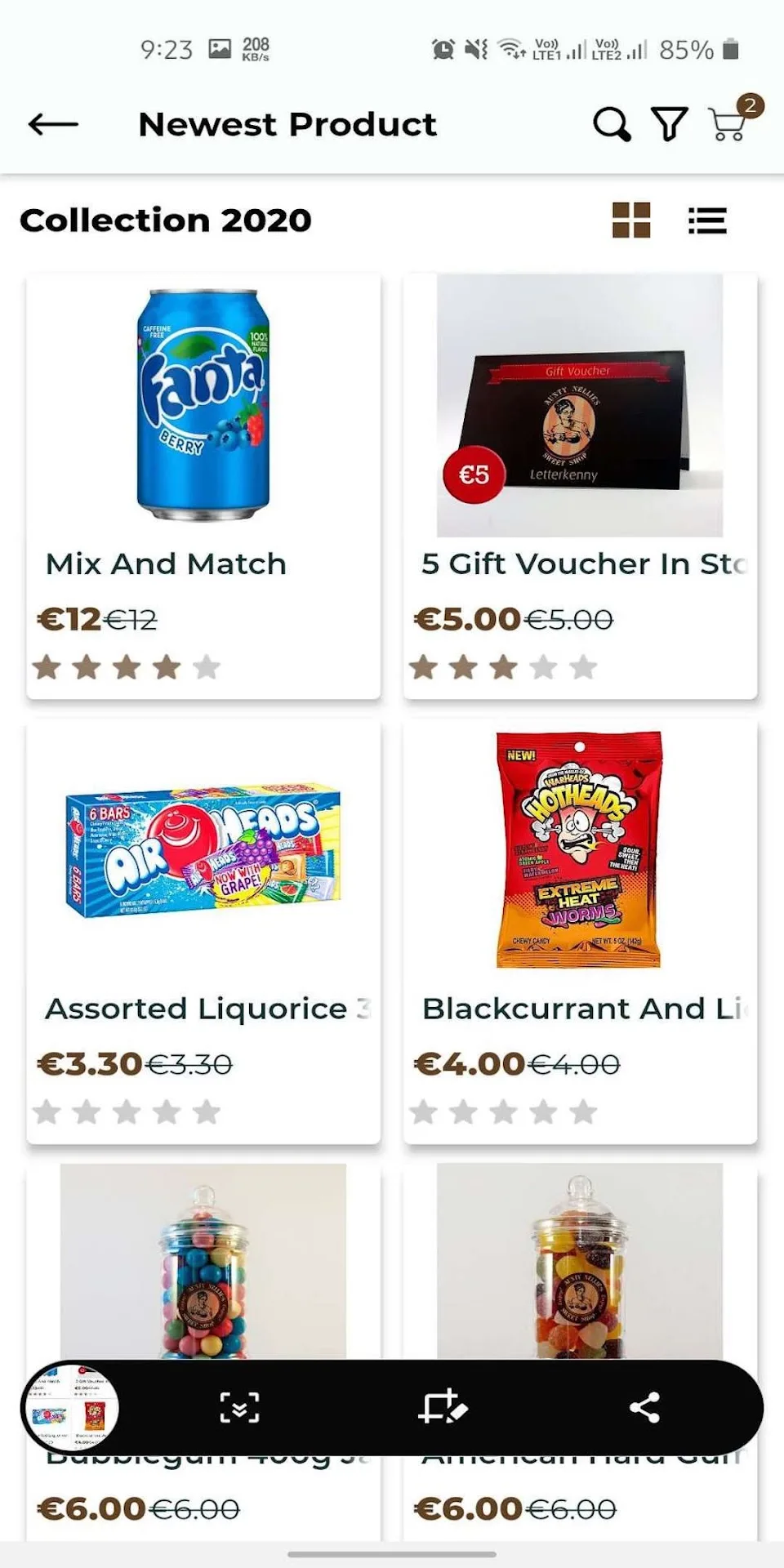 Product Catalog Grid & Collection Browser