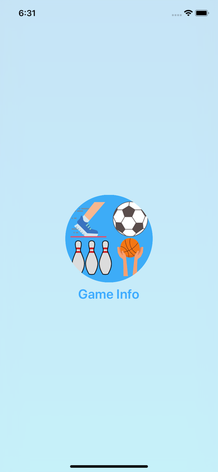 Game Information Application